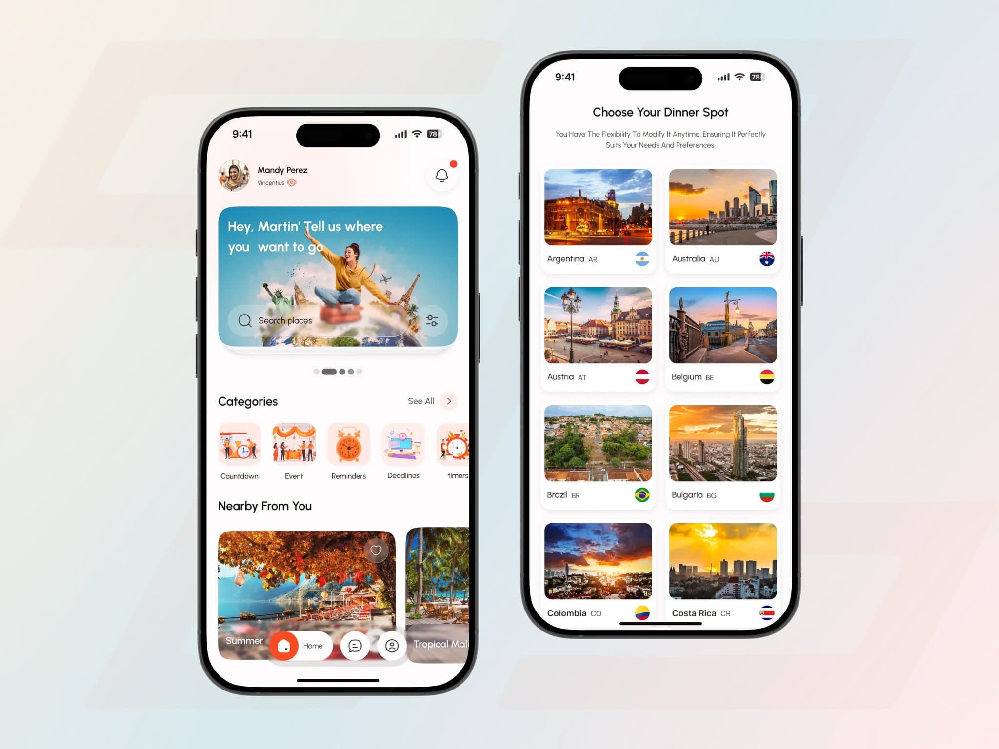 Tourism app