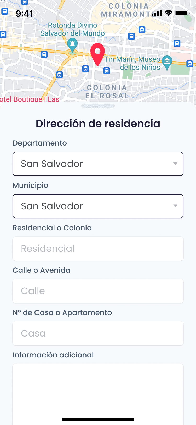 Residence address